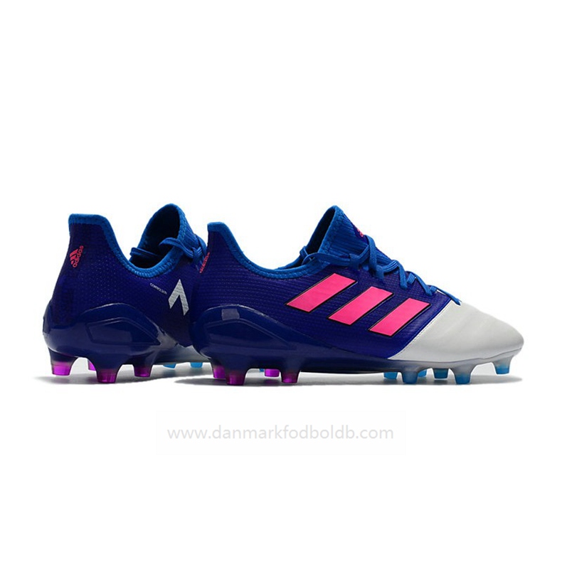 Adidas Ace 17.1 FG Fodboldstøvler Herre – Blå Lyserød Hvid